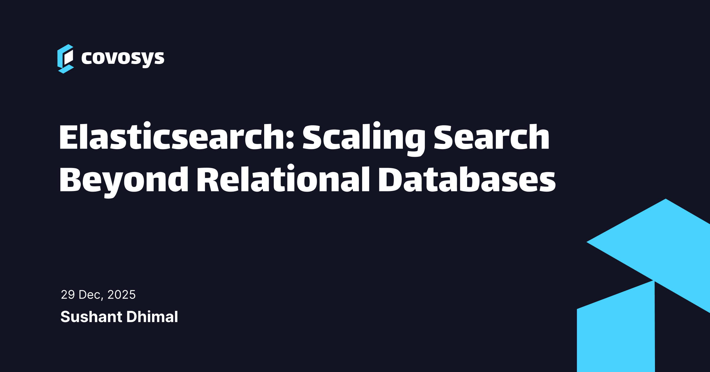 Elasticsearch: Scaling Search Beyond Relational Databases